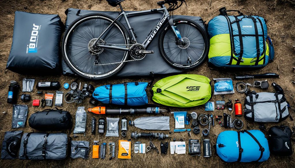 Ausrüstung für Bikepacking