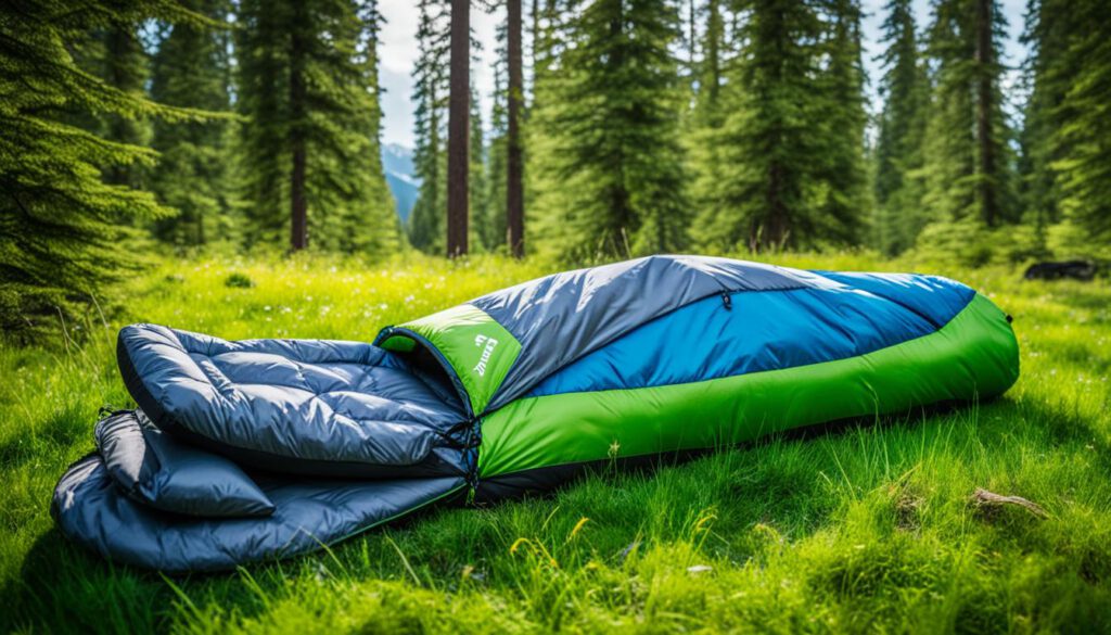 Schlafsack für Radreisen