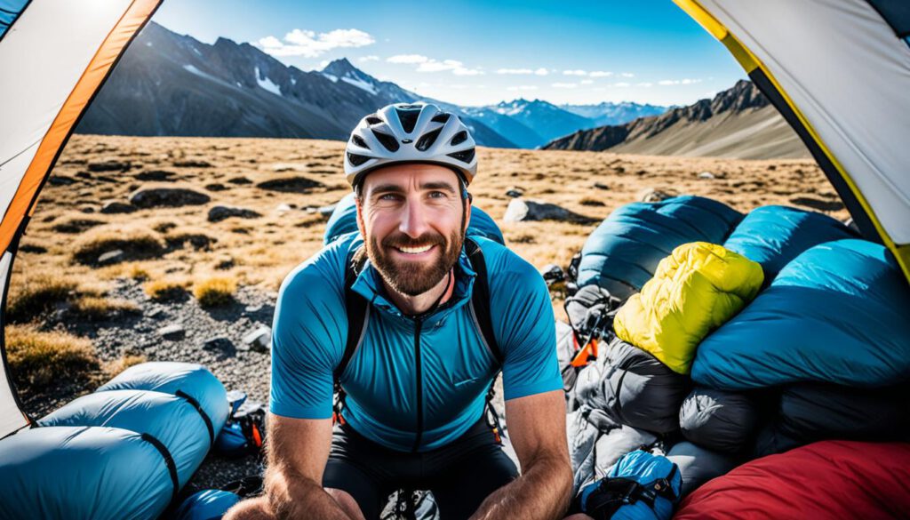 schlafsack bikepacking